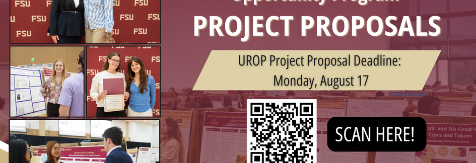 Graphic depicting the UROP project portal deadline of Aug. 17th.