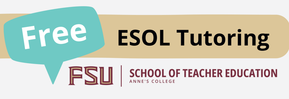Free ESOL Tutoring; FSU School of Teacher Education