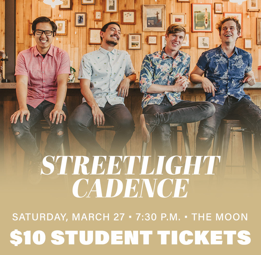 Student Tickets for Streetlight Cadence are $10 with promo code 2021Student