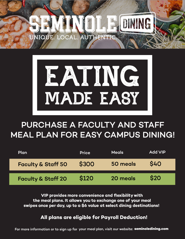 Seminole Dining - Eating Made Easy