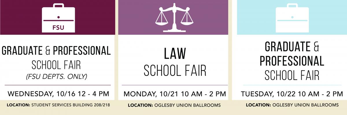 Law, Grad School Fairs 