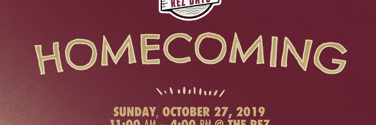 Rez Days Homecoming Header
