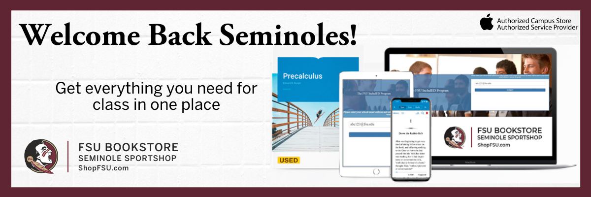 Stock up for Spring 2020 at the FSU Bookstore!