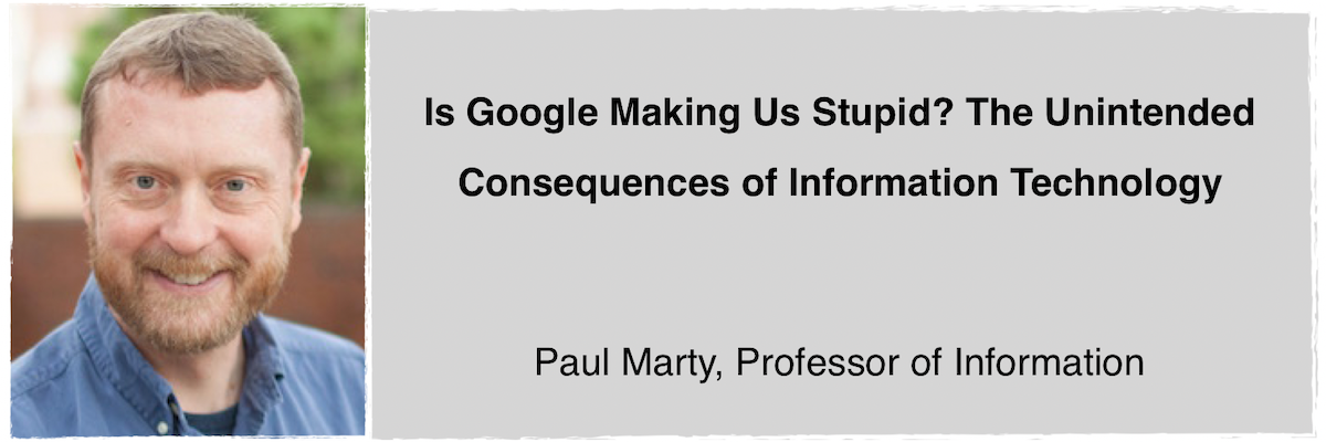 Paul Marty at FSU Faculty Luncheon Series