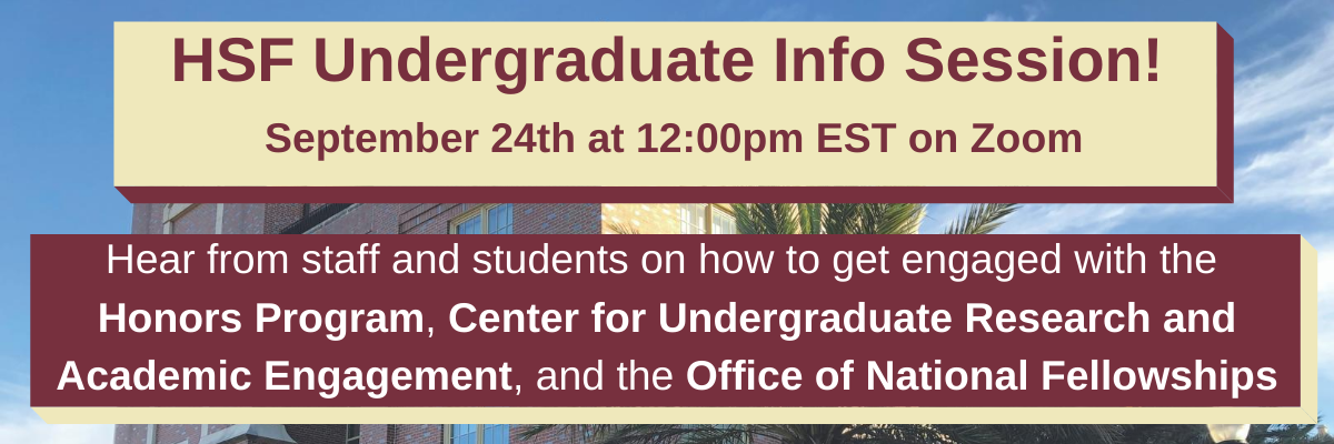 HSF Undergraduate Info Session