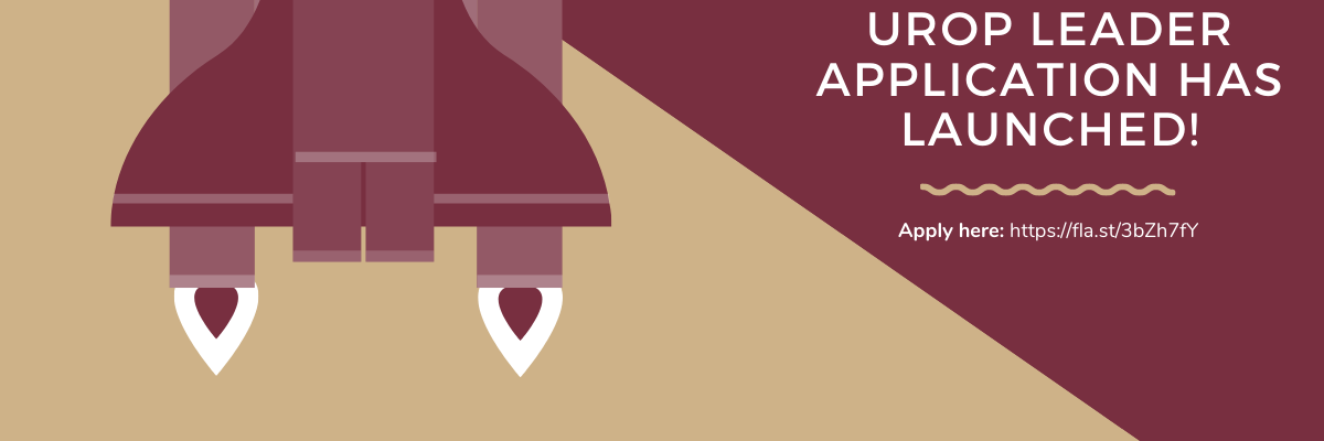 UROP Leader Application Has Launched!