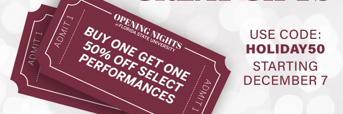 Get BOGO 50% Off Select Tickets