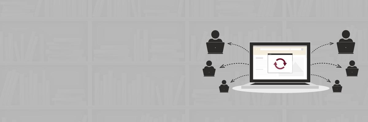 Illustration of global research and collaboration