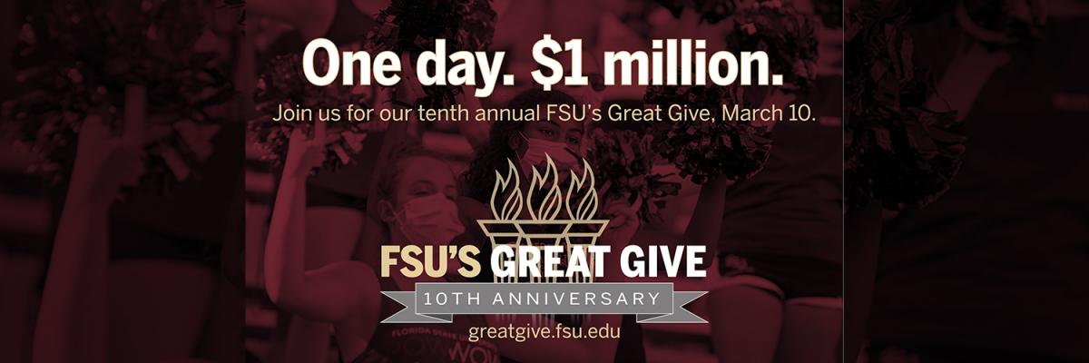 FSU's Great Give: March 10