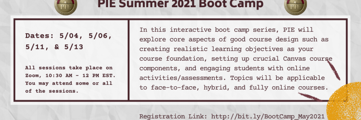 PIE Summer Bootcamp
