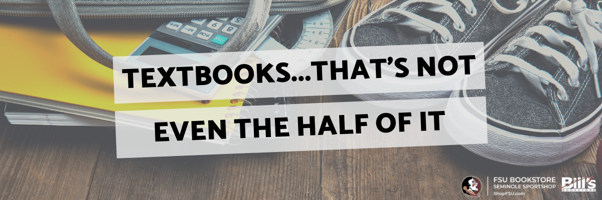 Textbooks...that's not even the half of it