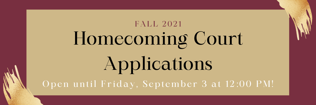 Homecoming Court Applications