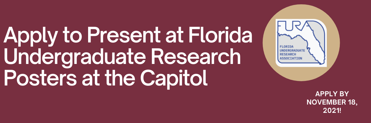 Apply to Present at Florida Undergraduate Research Posters at the Capitol