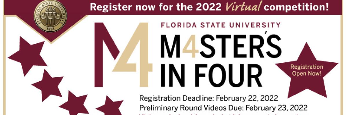 Master's in Four Competition Banner