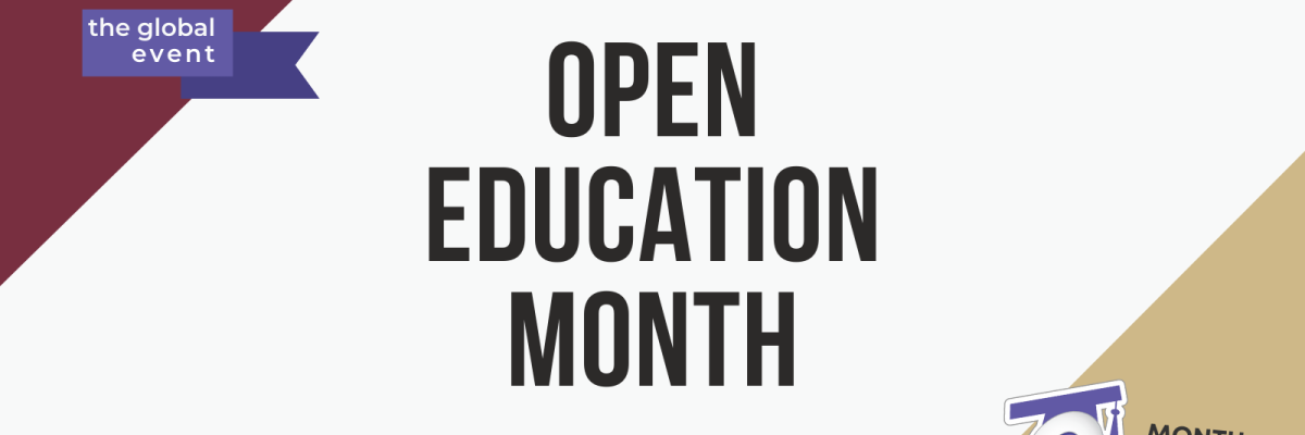 banner inviting faculty, staff and students to join FSU open education celebration 