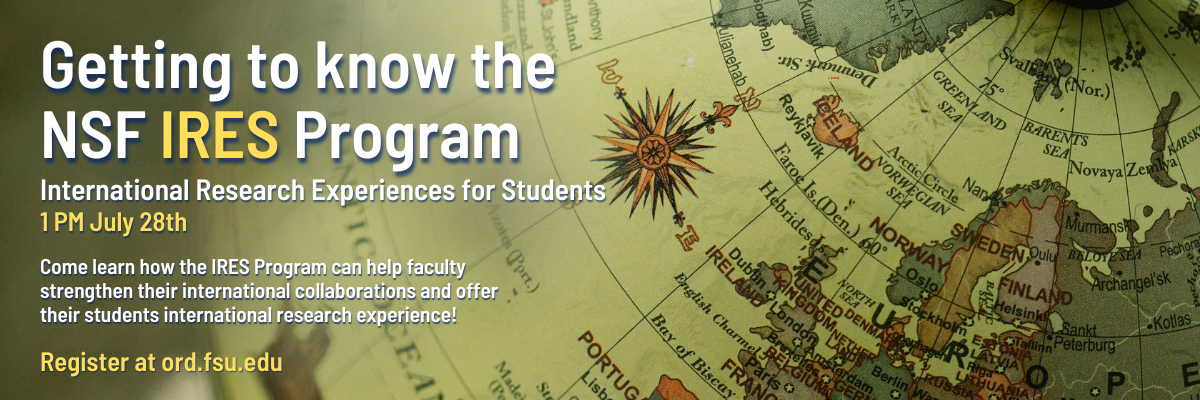 A webinar on the NSF "International Research Experiences for Students" program