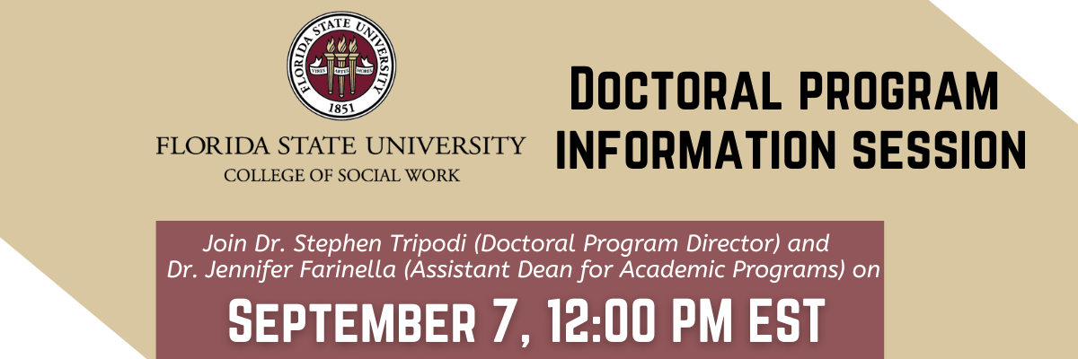 College of Social Work Doctoral Program Information Session