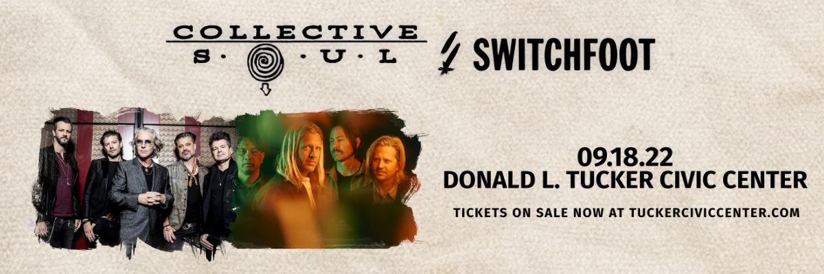 Collective Soul joins forces with Switchfoot for a massive tour that will stop at the Donald L. Tucker Civic Center on Sunday, September 18th.