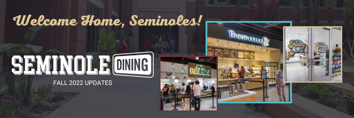 Seminole Dining Fall 2022 Updates