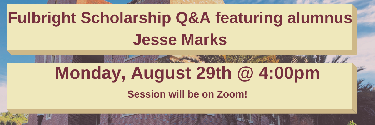 Fulbright Scholarship Q&A featuring alumnus Jesse Marks