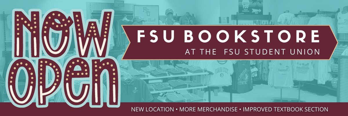 NOW OPEN: FSU Bookstore at the FSU Student Union