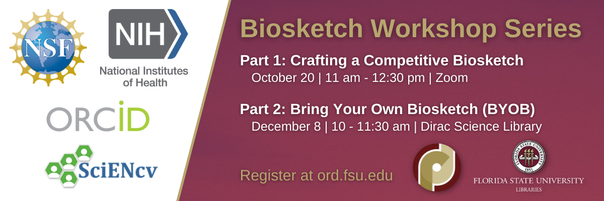 Biosketch Workshop Series