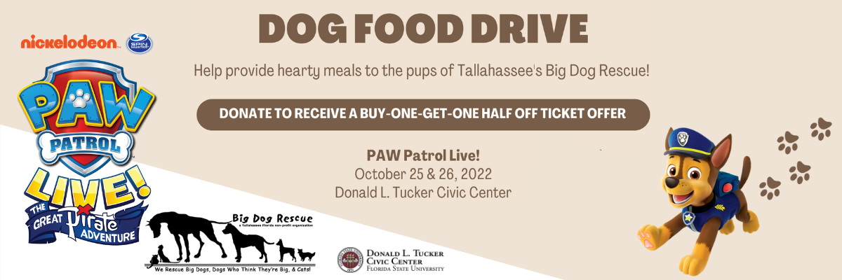Dog Food Drive - Paw Patrol Live Promo