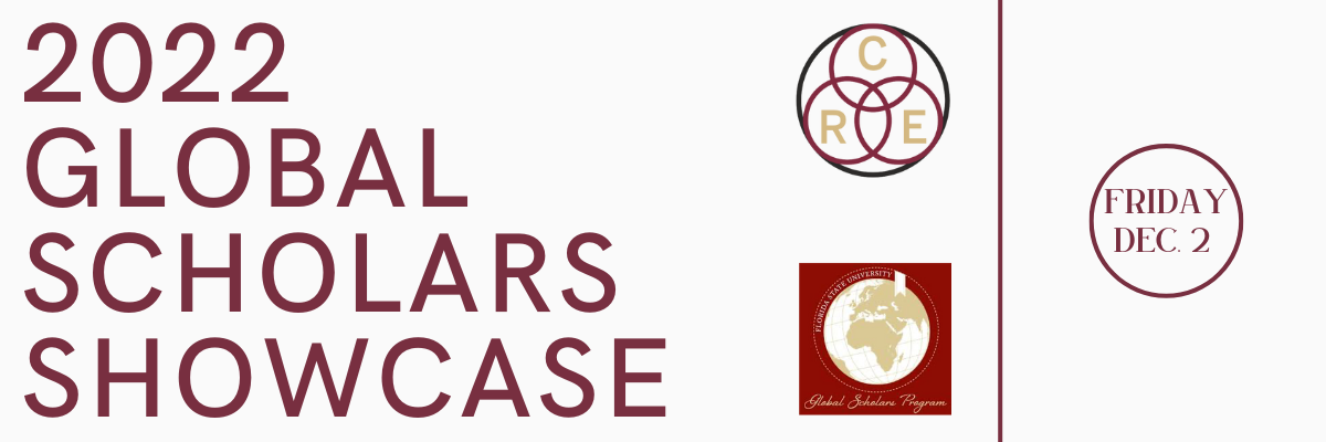 Attend the 2022 Global Scholars Showcase on Friday, December 2nd at 3pm