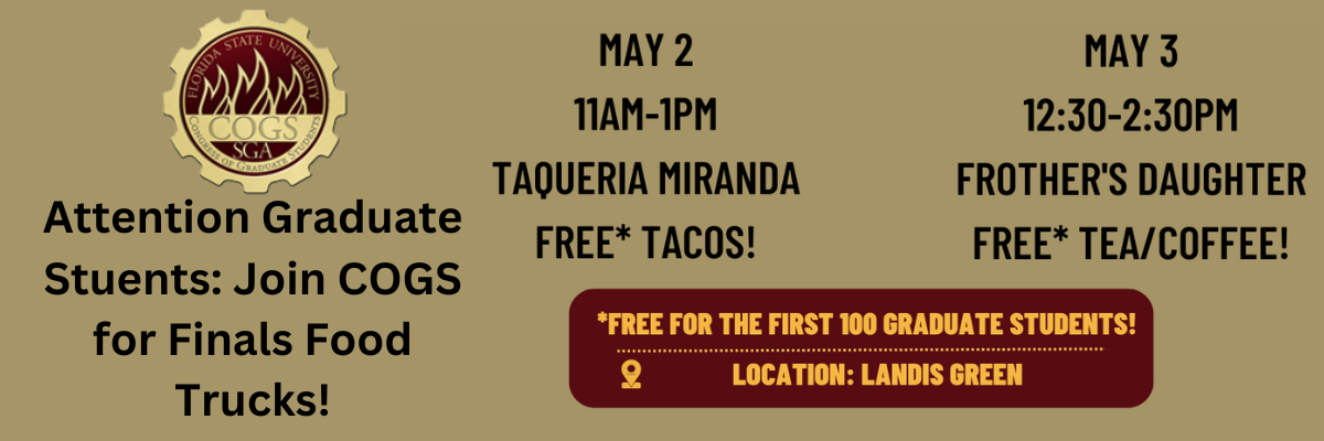 Finals Food Trucks with the Congress of Graduate Students!