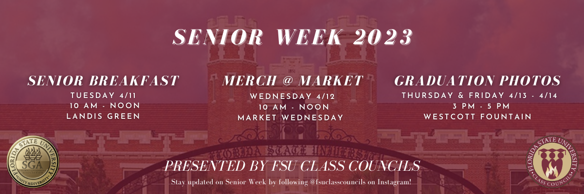 Senior Week 2023 Banner