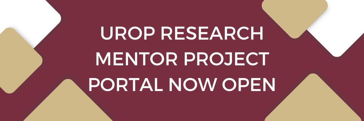 UROP Research Mentor Project Portal Deadline Has Been Extended! 