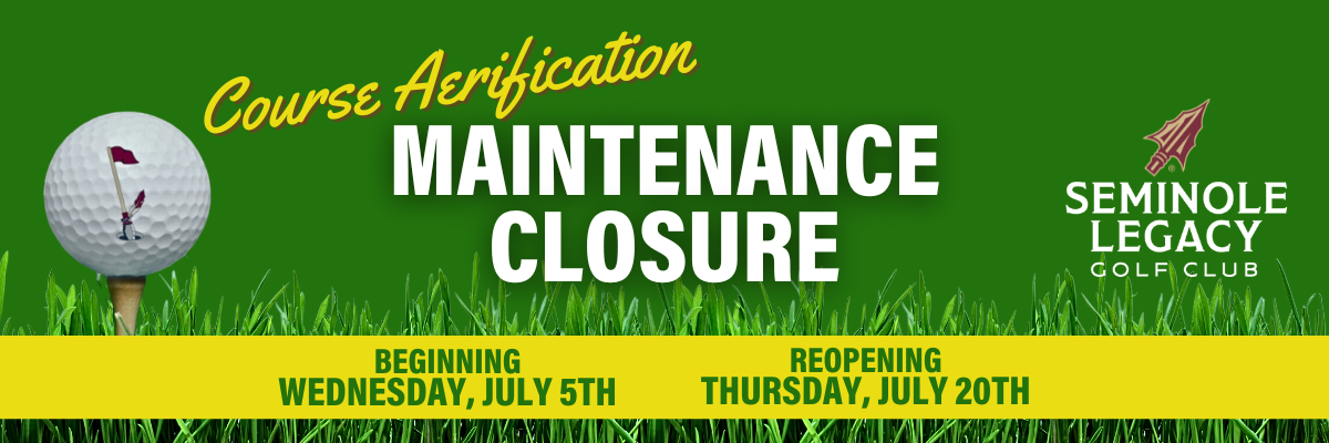Seminole Legacy Golf Club Closure