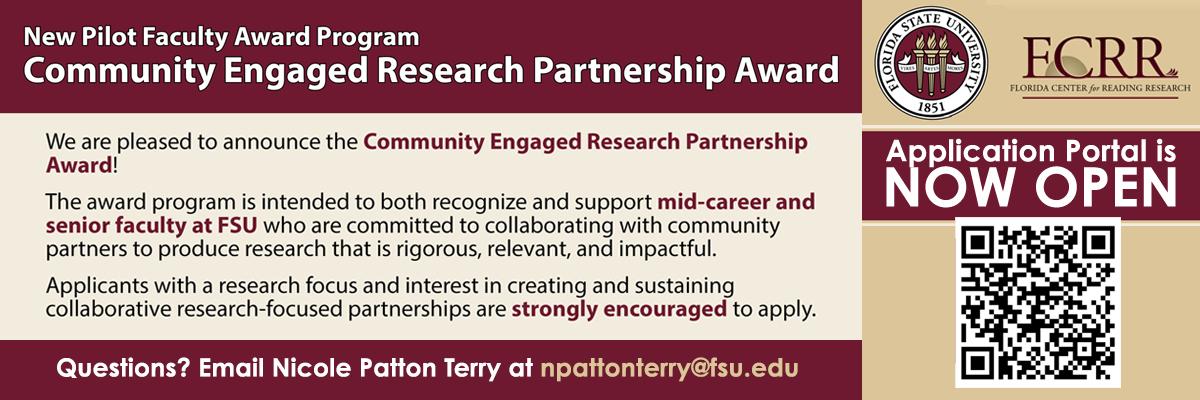 Community Engaged Research Partnership Award