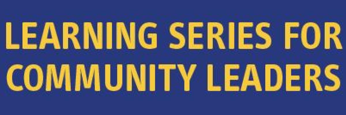 Learning Series for Community Leaders presents Literature Review