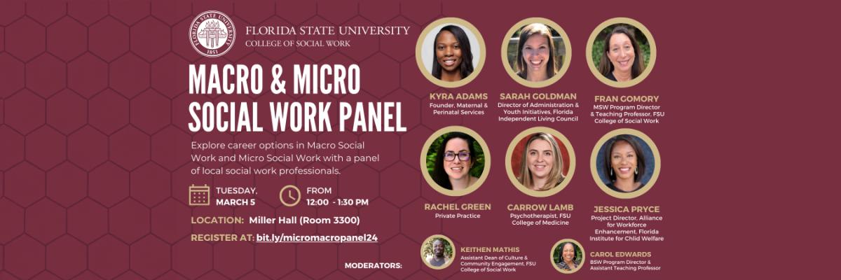 Macro and Micro Social Work Panel