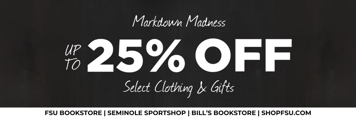 Markdown Madness - 25% Off Select Clothing and Gifts