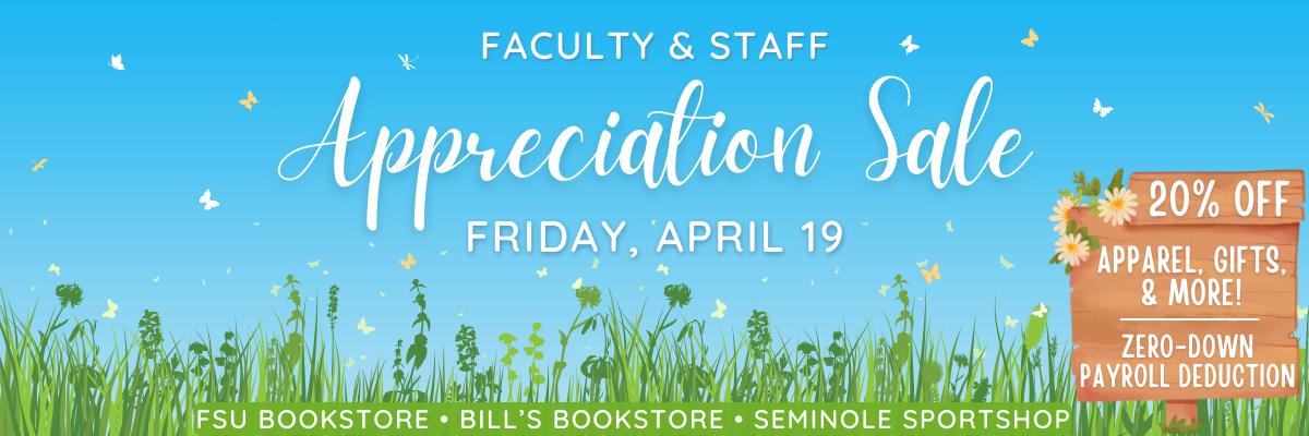 Spring Faculty and Staff Appreciation Day Sale Banner