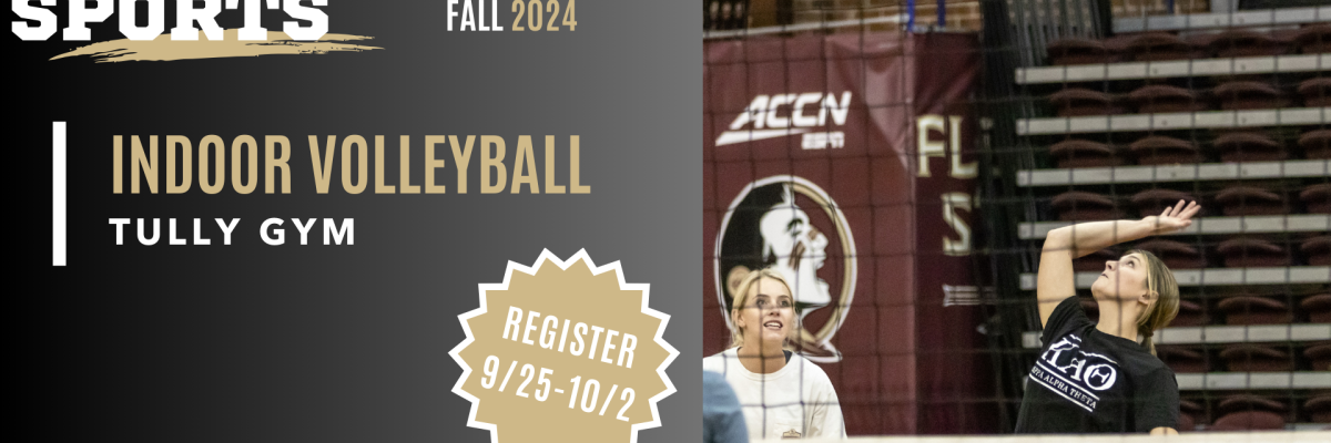 Flyer for Intramural Sports Registration