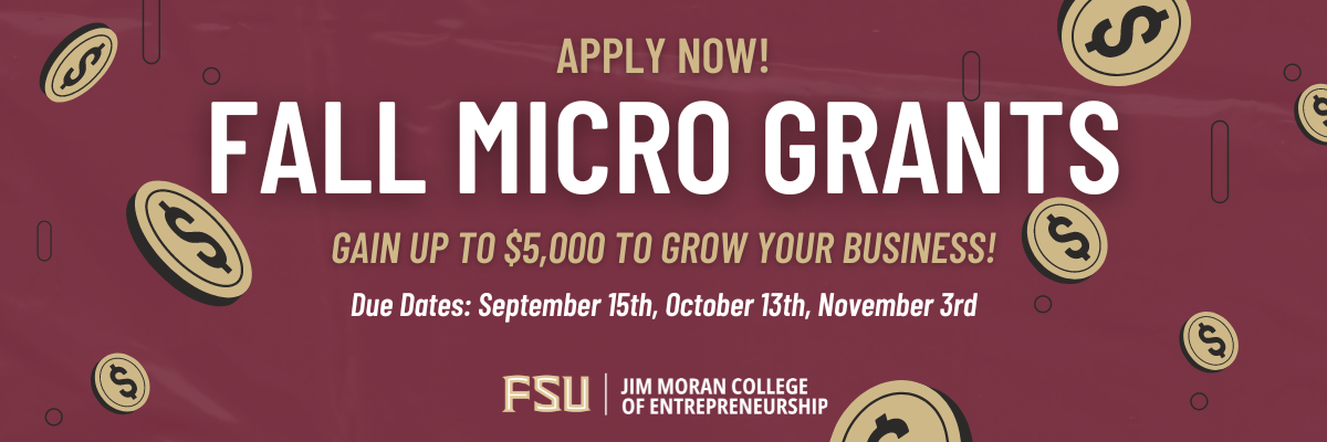 Jim Moran College Micro grant Applications
