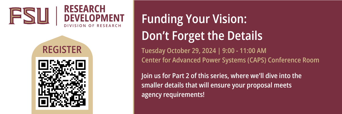 Funding Your Vision: Don't Forget the Details