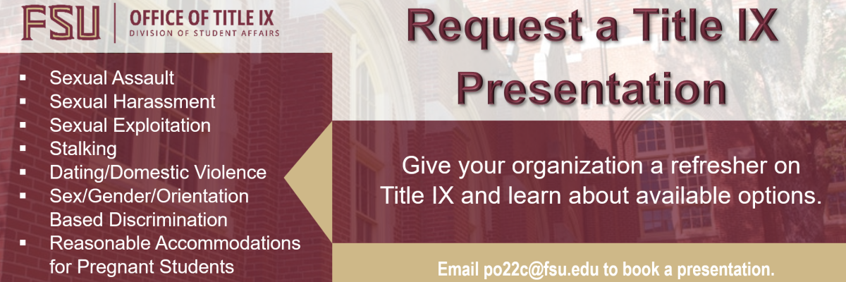 Request a Title IX Presentation