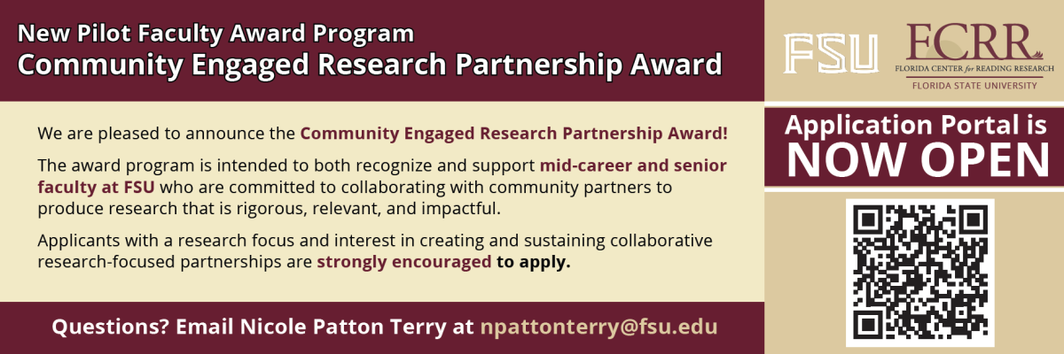Community Engaged Research Partnership Award