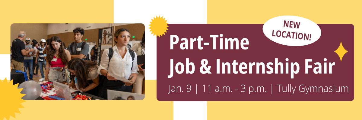 Part-Time Job & Internship Fair Spring 2025