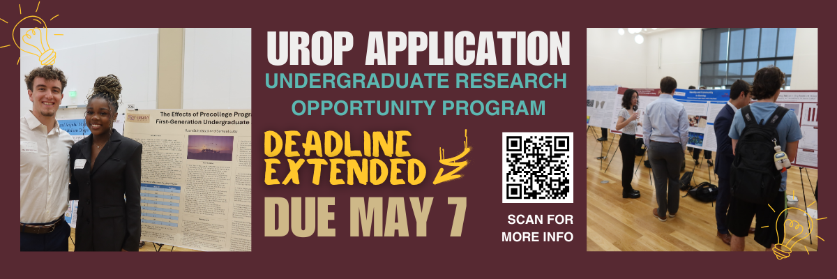 UROP Deadline Extended