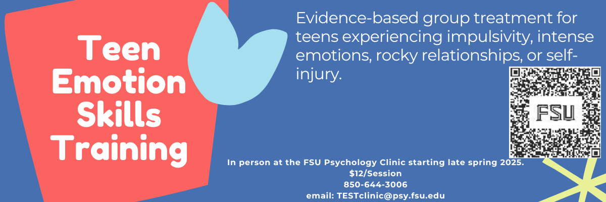 Group Treatment for Teens with Impulsive Behavior, Intense Emotions, & Interpersonal Problems
