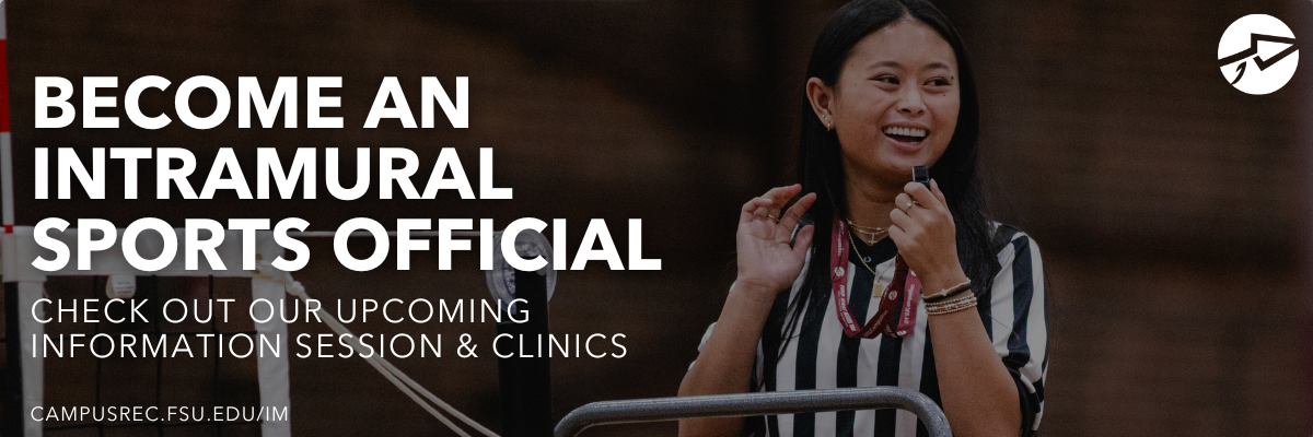 Become an Intramural Sports Official Flyer