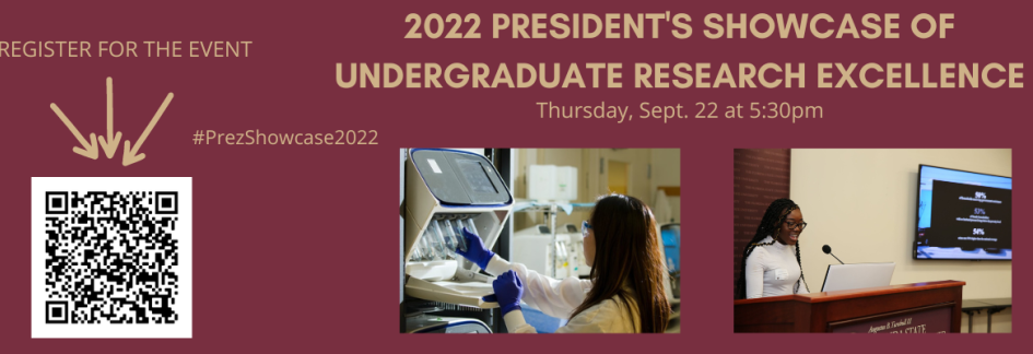 Save the Date for the 2022 President's Showcase of Undergraduate Research Excellence