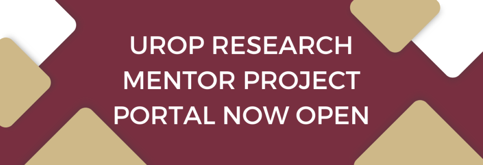 UROP Research Mentor Project Portal is Now Open