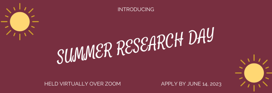 Intro to Summer Research Day