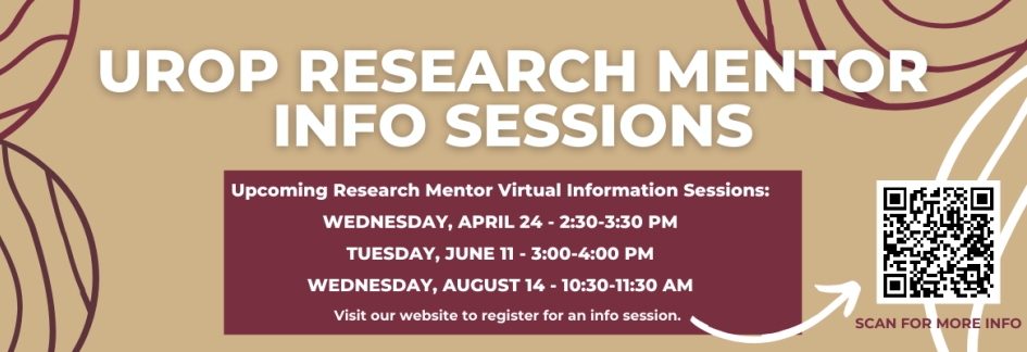 UROP Research Mentor Info Sessions